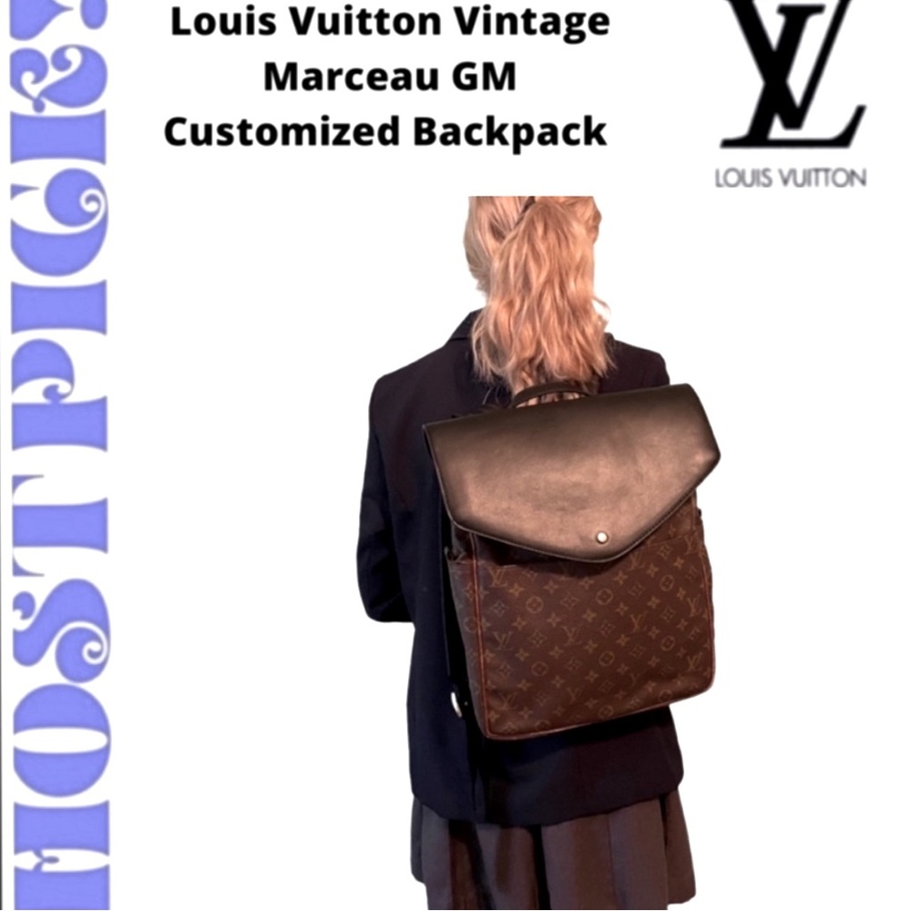 Louis Vuitton Vintage Marceau GM Customized Backpack Guaranteed Authentic!